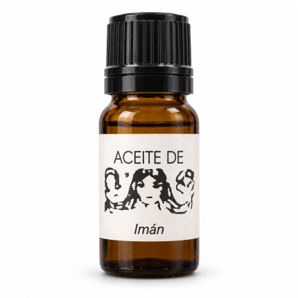 Botella de aceite esotérico Imán