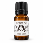 Aceite de Alejamiento Saca Saca para rituales de alejar personas negativas, frasco ámbar con tapa negra