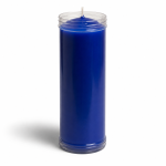 Velón Azul ritualizado para paz, protección y comunicación