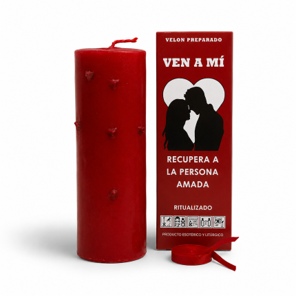 Ritual Ven a Mí para recuperar a la persona amada con velón ritualizado