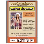 Velón para Protección y Oración a Santa Águeda | Patrona de las Enfermedades de Mama - Imagen 2