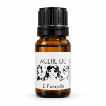Aceite B Tranquilo para calmar personas y situaciones conflictivas, frasco ámbar con tapón negro