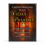 Caja del Oráculo de las Vidas Pasadas de Doreen Virtue y Brian Weiss con 44 cartas y libro en español