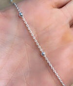 Cadena de plata 45 cm - Imagen 3
