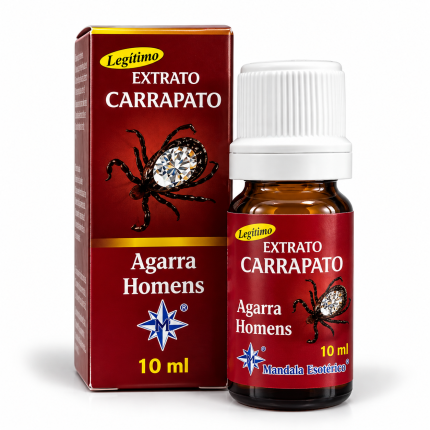 Extracto Garrapata Agarra Hombres de Mandala Esotérico 10 ml para rituales de amarre de amor y unión de pareja