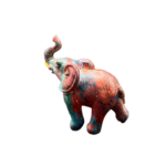 Elefante trompa arriba para suerte y prosperidad.  10cm x 8cm - Imagen 3