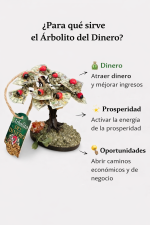 Arbolito del dinero-Amuleto de abundancia, riqueza y prosperidad. - Imagen 2