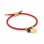 Pulsera para Suerte, Protección y Prosperidad – Inicial y Ágata Verde - Imagen 8
