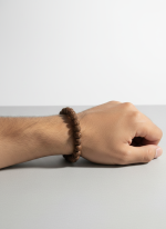 Mala tibetano para meditación, concentración y equilibrio. Rudraksha, 21 cuentas (circulo pequeño). - Imagen 3