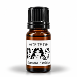 Aceite Espanta Espíritus para rituales de limpieza energética y protección espiritual en frasco ámbar con tapón negro