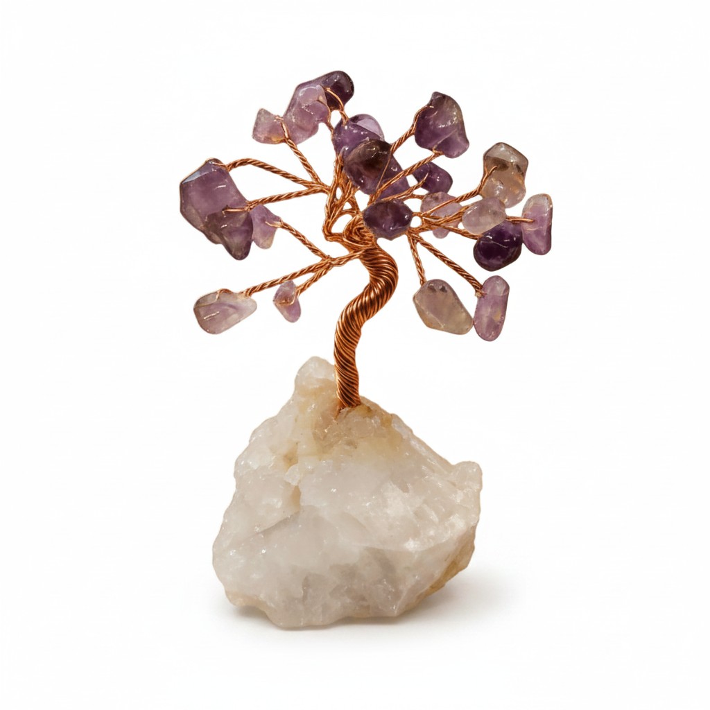 Árbol de Amatista armonía y equilibrio espiritual Árbol de Amatista para armonía del hogar y apertura de caminos
