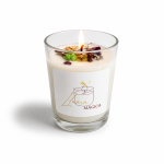 Vela de la suerte con clavo y cardamomo para prosperidad, éxito, abundancia y nuevas oportunidades.