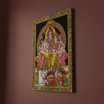 Amuleto Familia Shiva para armonía y prosperidad familiar