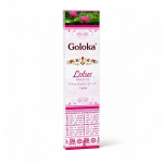 Pack Inciensos Goloka Lotus, Patchouli y Saffron + Porta Incienso Gratis - Imagen 4