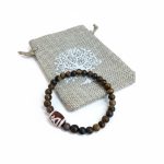 Pulsera Piedra Dzi Kubera Dzambala para Atraer Dinero, Riqueza y Prosperidad - Imagen 2