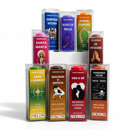 Velas para rituales con velas de amor, protección, prosperidad y limpieza energética.