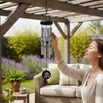 Campana de Viento Feng Shui para Armonía y Protección con Símbolo Om - Imagen 2