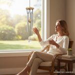 Campana de Viento Feng Shui con Cristal para Armonía y Equilibrio - Imagen 2