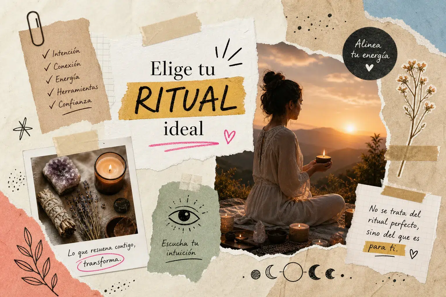 Cómo elegir el ritual esotérico adecuado según tu propósito