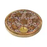 Portaincienso de madera 7 chakras para conos y varillas de incienso
