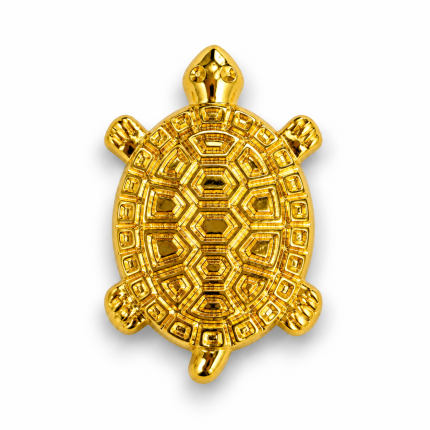 Amuleto de prosperidad salud ahorros y dinero Tortuga Dorada