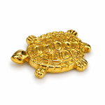 Amuleto de Prosperidad, Salud, Ahorros y Dinero – Tortuga Dorada – Libra. 1,5 cm - Imagen 3