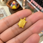 Amuleto de Prosperidad, Salud, Ahorros y Dinero – Tortuga Dorada – Libra. 1,5 cm - Imagen 2