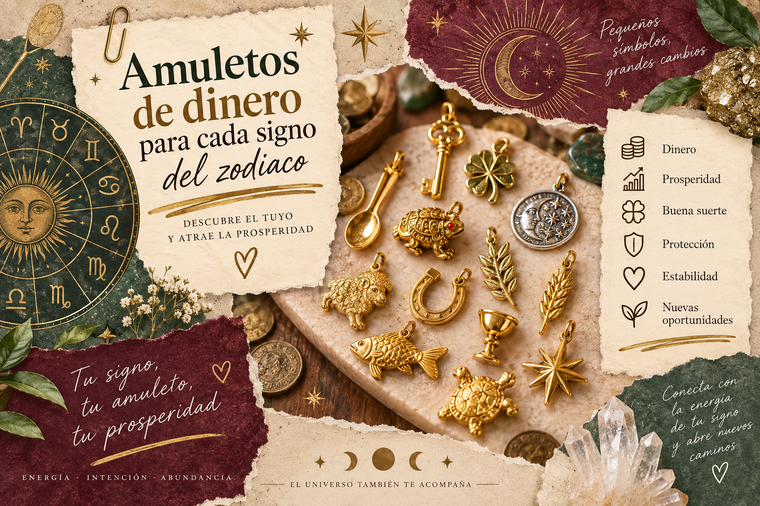 Amuletos de Dinero y Prosperidad para Cada Signo del Zodiaco