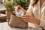 Amuleto de protección para Libra con espejo protector de madera