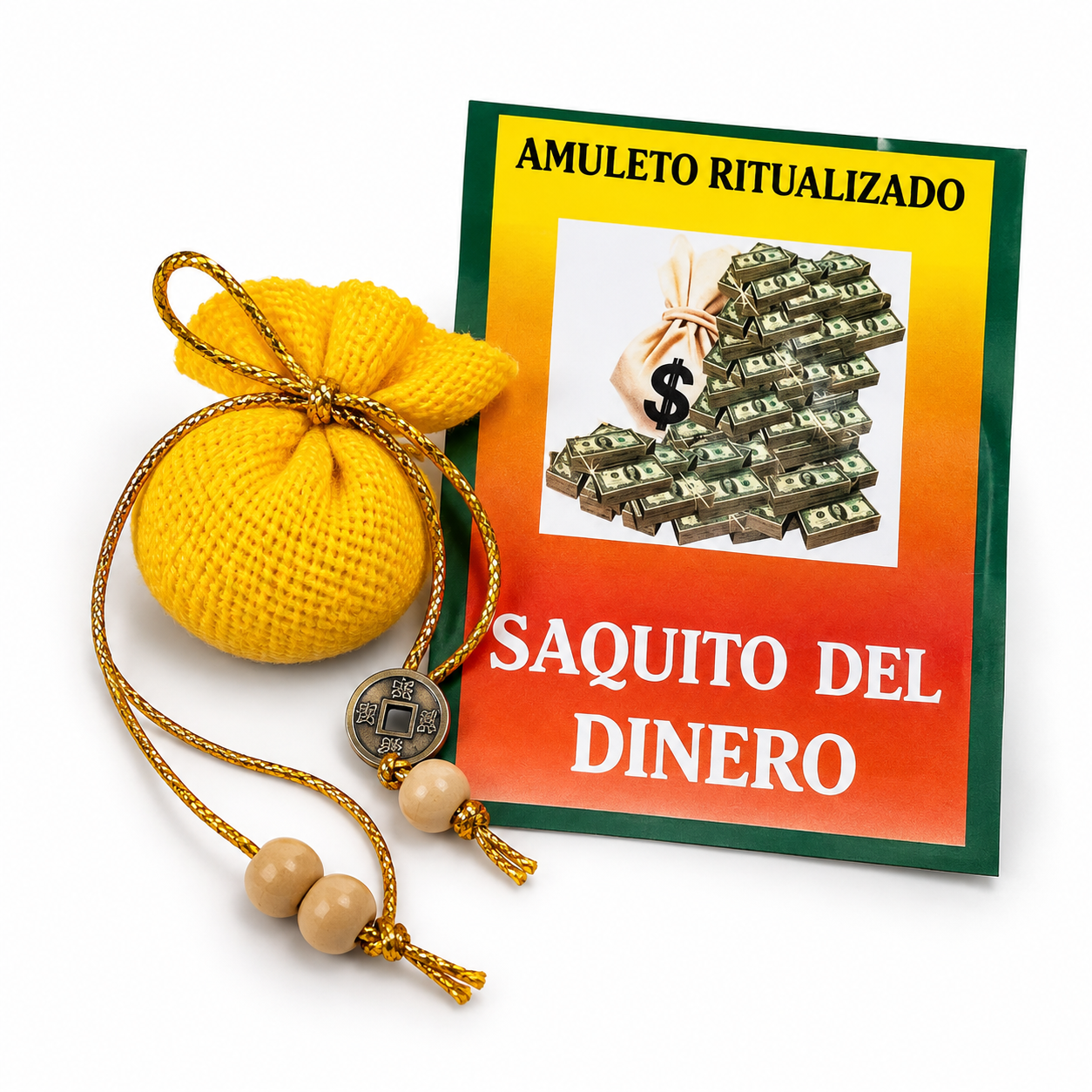 Saquito del Dinero – Amuleto para Atraer Dinero Saquito del dinero ritualizado como amuleto para atraer dinero y prosperidad