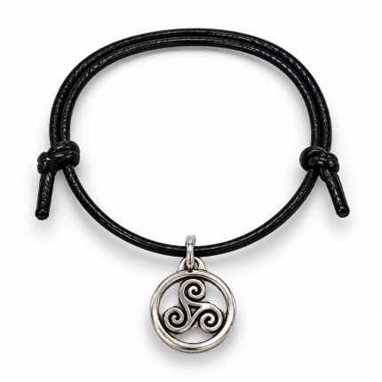 Pulsera de fertilidad y embarazo con trisquel celta