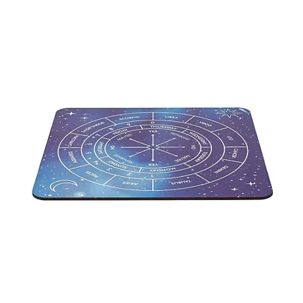 Tabla para péndulo con signos del zodiaco y respuestas