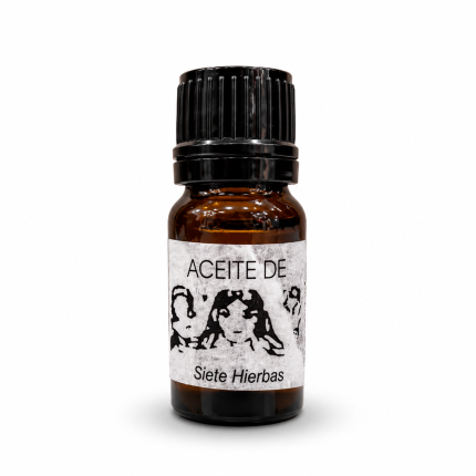 Aceite para limpieza energética y protección contra malas energías de 7 hierbas
