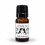 Aceite de Siete Potencias para protección espiritual, buena suerte y prosperidad en frasco ámbar