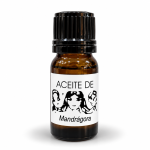 Aceite de Mandrágora para rituales de protección, suerte y prosperidad en frasco ámbar