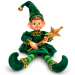 Figura de duende mágico de buena suerte para el hogar y los negocios