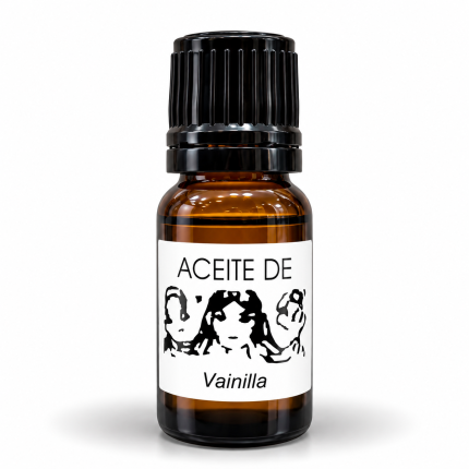 Aceite de Vainilla para atraer dinero y prosperidad para Tauro en frasco ámbar